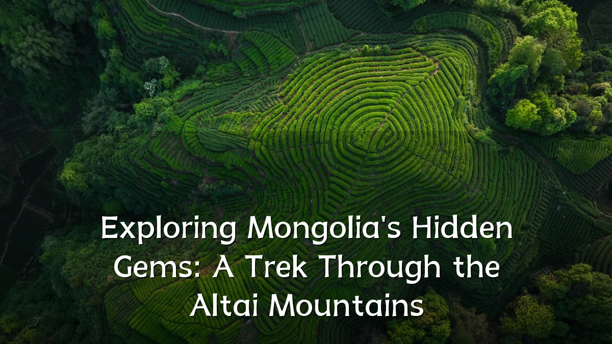 Exploring Mongolia's Hidden Gems: A Trek Through the Altai Mountains