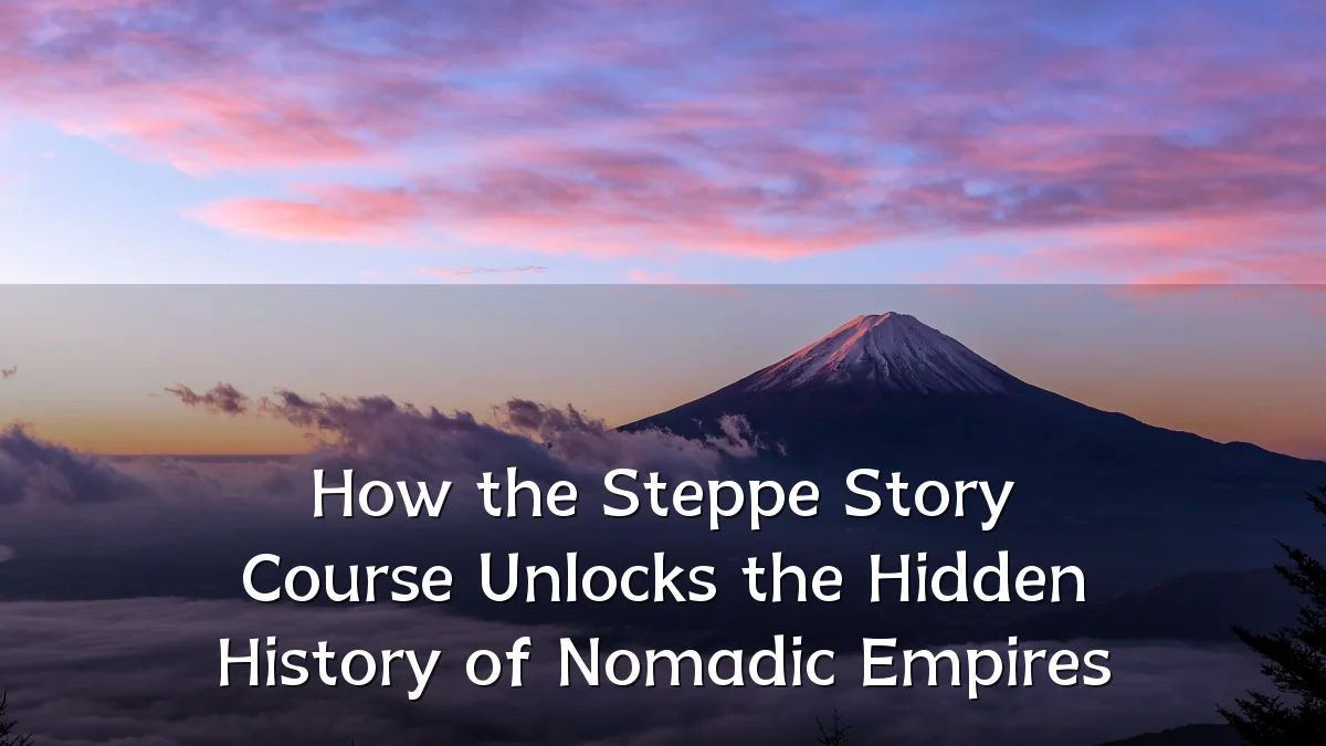 How the Steppe Story Course Unlocks the Hidden History of Nomadic Empires