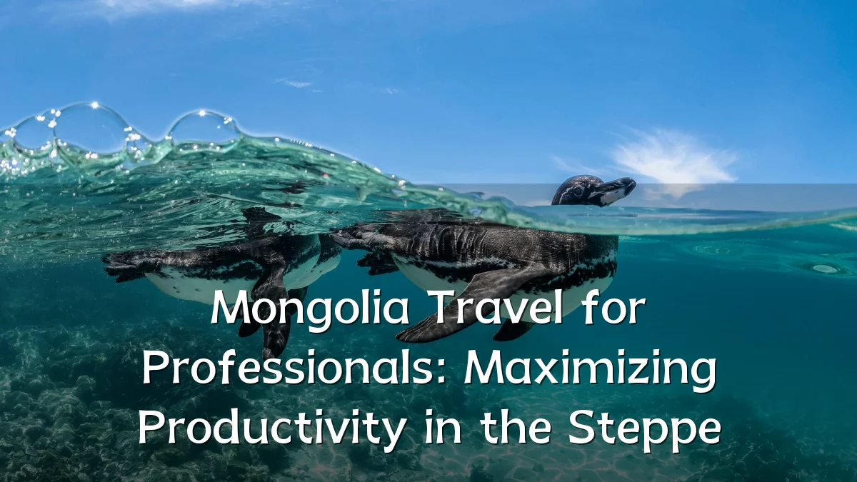 Mongolia Travel for Professionals: Maximizing Productivity in the Steppe