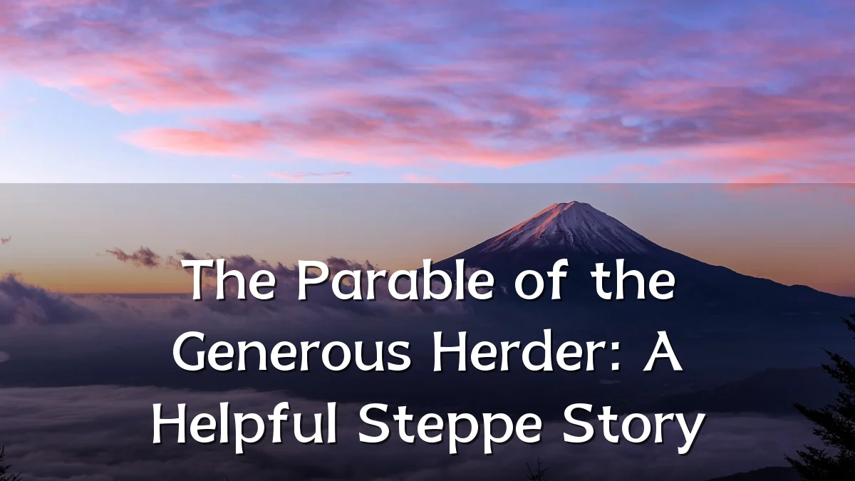 The Parable of the Generous Herder: A Helpful Steppe Story