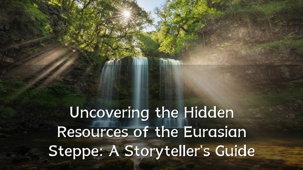 Uncovering the Hidden Resources of the Eurasian Steppe: A Storyteller's Guide