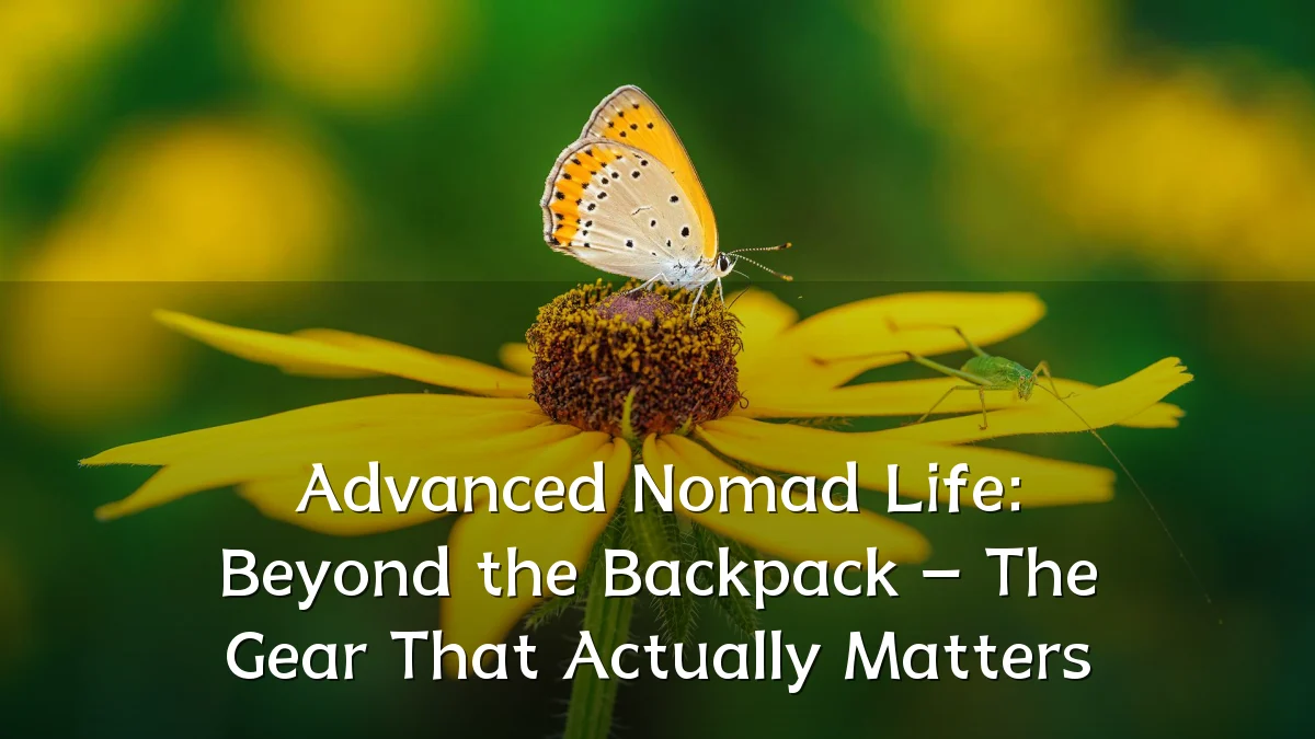 Advanced Nomad Life: Beyond the Backpack – The Gear That Actually Matters