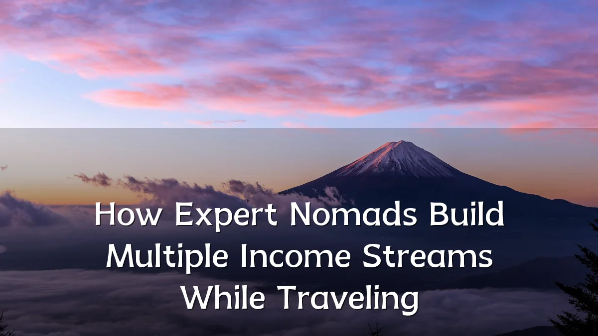 How Expert Nomads Build Multiple Income Streams While Traveling