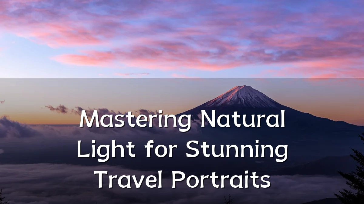 Mastering Natural Light for Stunning Travel Portraits