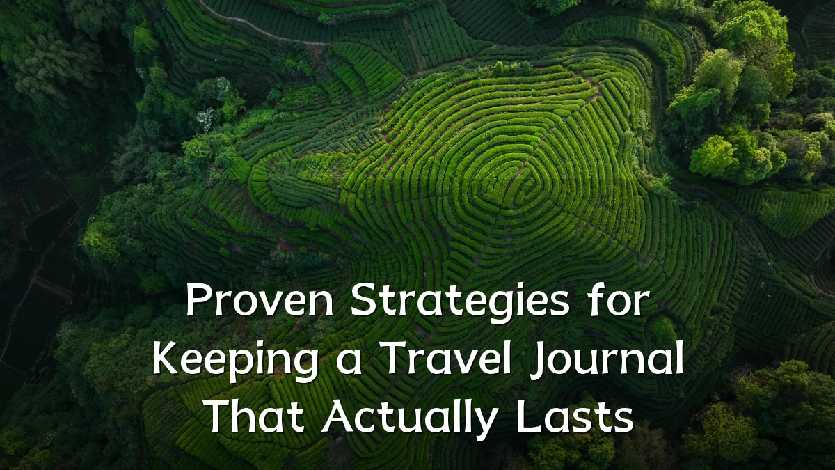 Proven Strategies for Keeping a Travel Journal That Actually Lasts